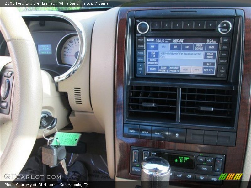 White Sand Tri coat / Camel 2008 Ford Explorer Limited