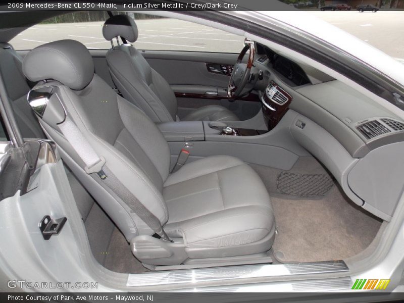 Iridium Silver Metallic / Grey/Dark Grey 2009 Mercedes-Benz CL 550 4Matic