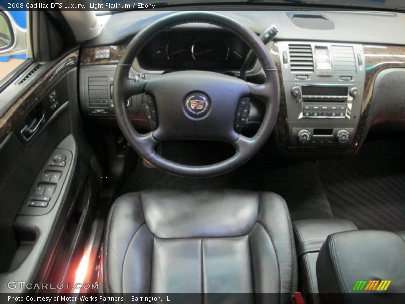 Light Platinum / Ebony 2008 Cadillac DTS Luxury