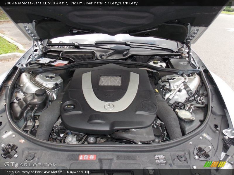 Iridium Silver Metallic / Grey/Dark Grey 2009 Mercedes-Benz CL 550 4Matic