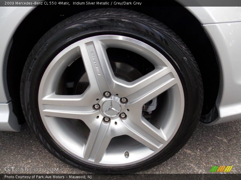 Iridium Silver Metallic / Grey/Dark Grey 2009 Mercedes-Benz CL 550 4Matic