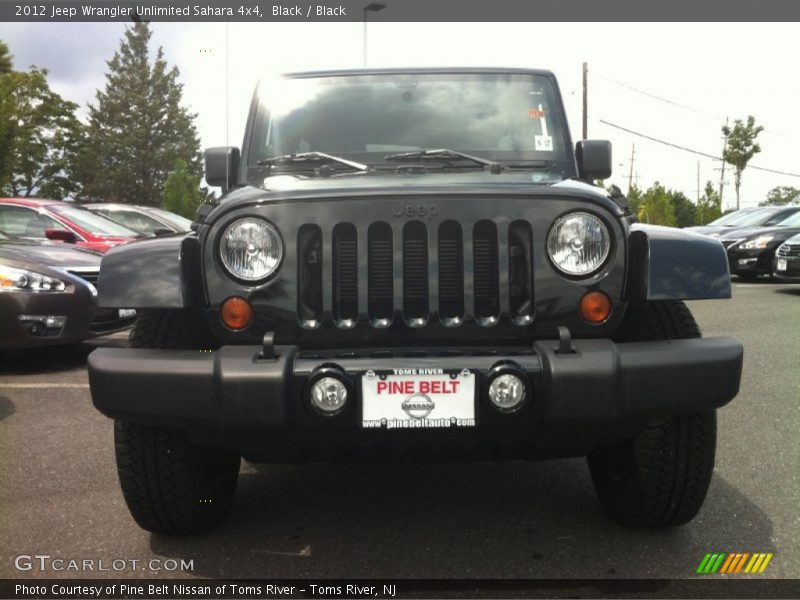 Black / Black 2012 Jeep Wrangler Unlimited Sahara 4x4