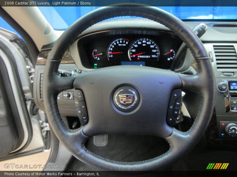 Light Platinum / Ebony 2008 Cadillac DTS Luxury