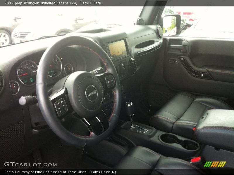 Black / Black 2012 Jeep Wrangler Unlimited Sahara 4x4