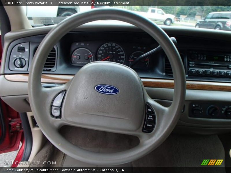 Toreador Red Metallic / Medium Parchment 2001 Ford Crown Victoria LX