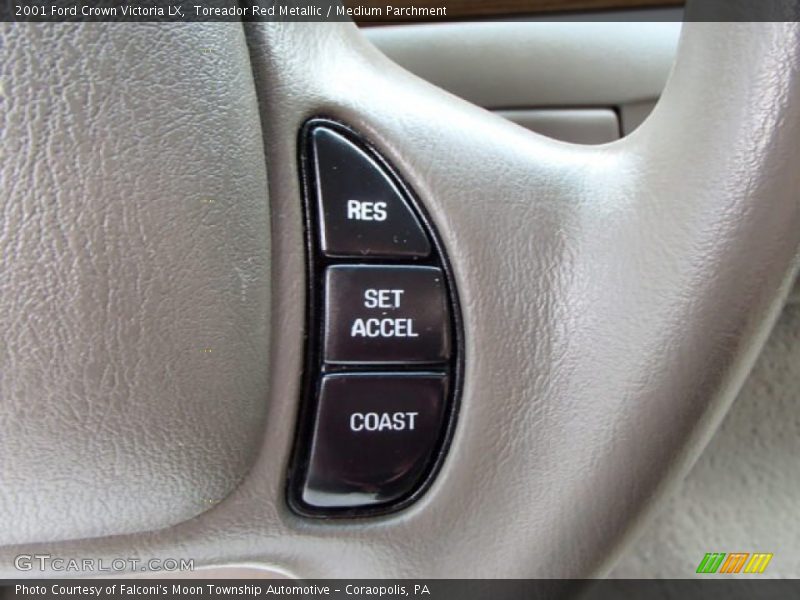 Toreador Red Metallic / Medium Parchment 2001 Ford Crown Victoria LX