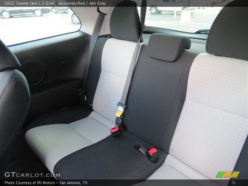 Absolutely Red / Ash Gray 2012 Toyota Yaris L 3 Door