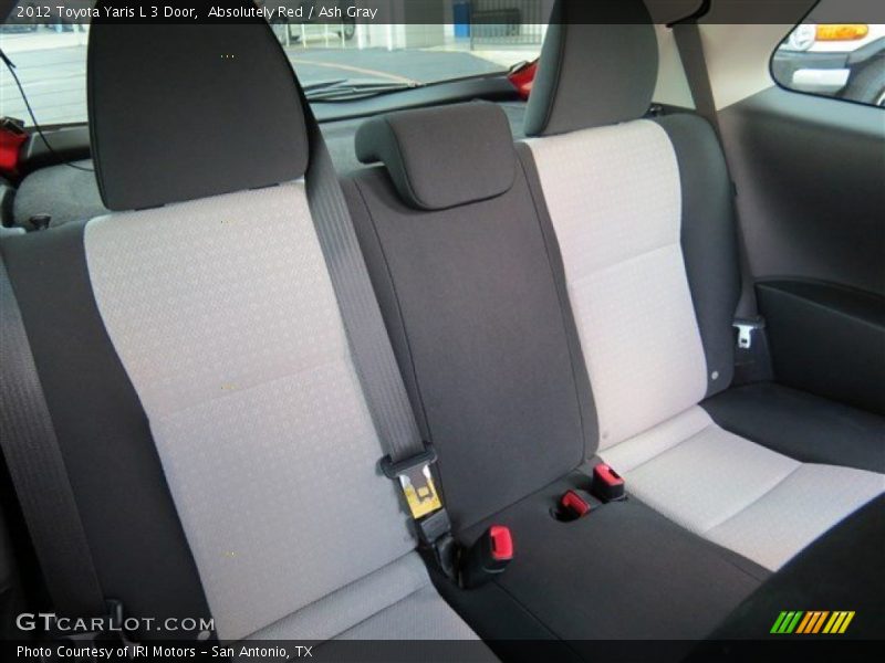 Absolutely Red / Ash Gray 2012 Toyota Yaris L 3 Door