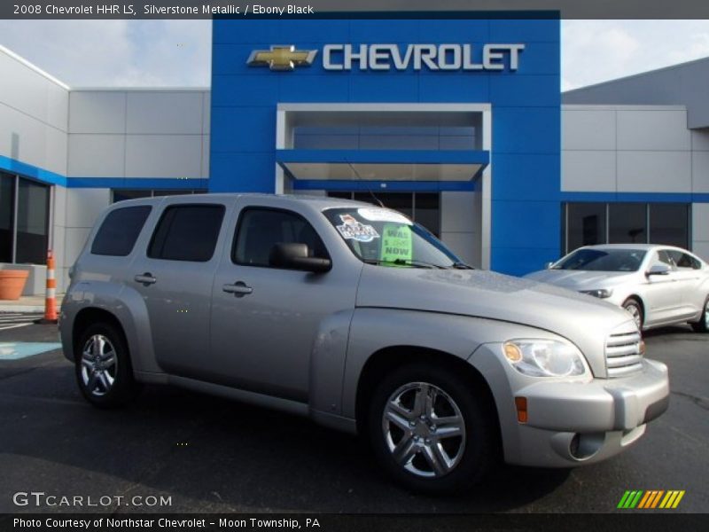 Silverstone Metallic / Ebony Black 2008 Chevrolet HHR LS