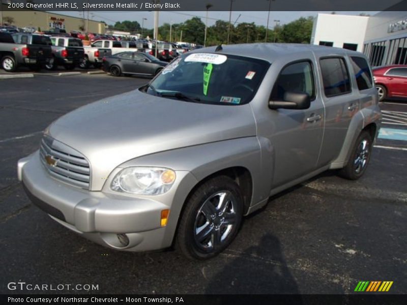 Silverstone Metallic / Ebony Black 2008 Chevrolet HHR LS