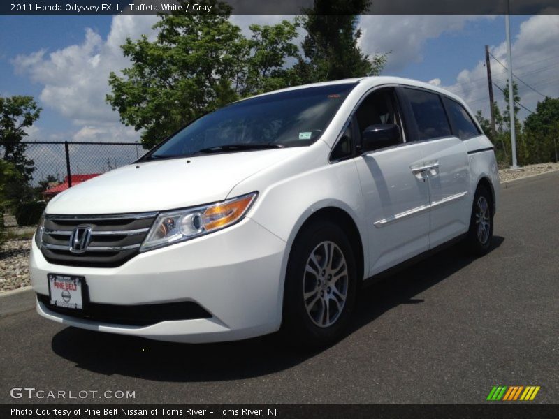 Taffeta White / Gray 2011 Honda Odyssey EX-L