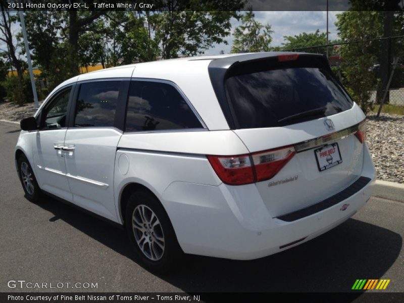 Taffeta White / Gray 2011 Honda Odyssey EX-L