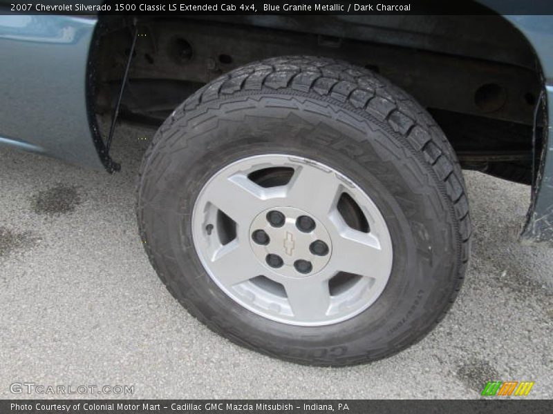 Blue Granite Metallic / Dark Charcoal 2007 Chevrolet Silverado 1500 Classic LS Extended Cab 4x4