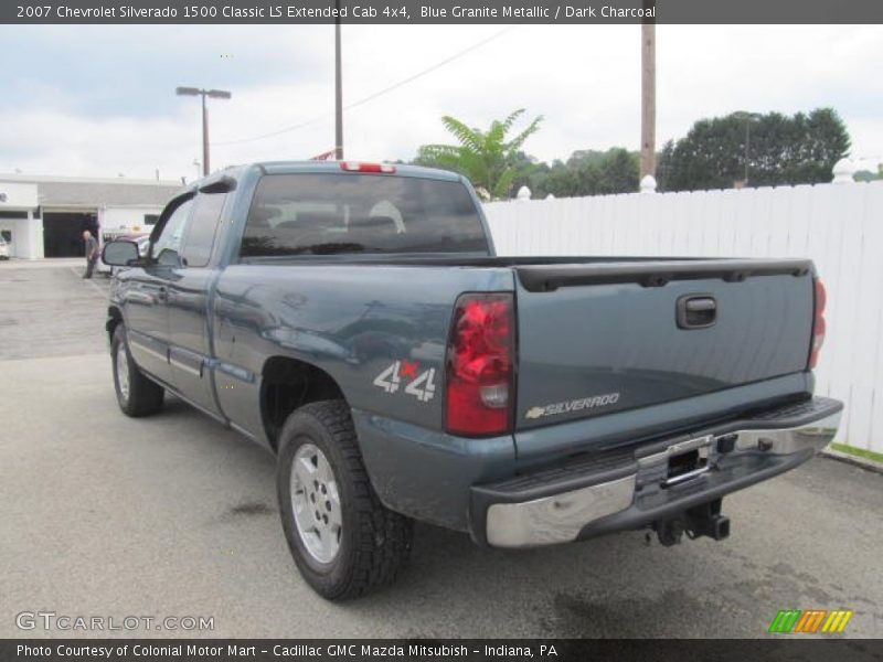 Blue Granite Metallic / Dark Charcoal 2007 Chevrolet Silverado 1500 Classic LS Extended Cab 4x4