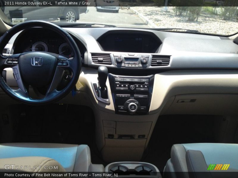 Taffeta White / Gray 2011 Honda Odyssey EX-L