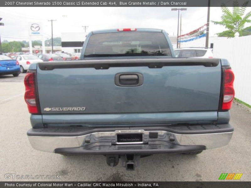 Blue Granite Metallic / Dark Charcoal 2007 Chevrolet Silverado 1500 Classic LS Extended Cab 4x4