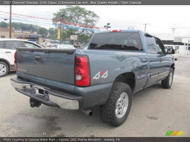 Blue Granite Metallic / Dark Charcoal 2007 Chevrolet Silverado 1500 Classic LS Extended Cab 4x4