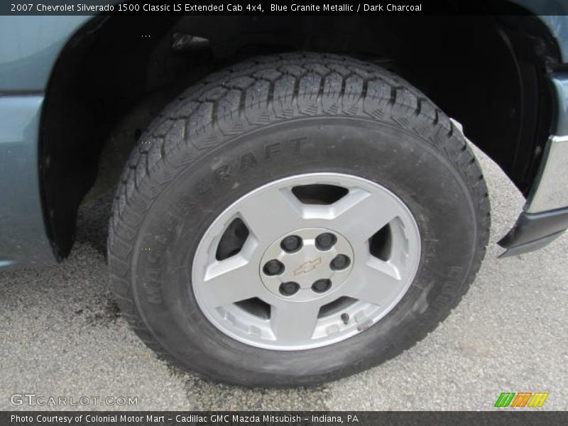Blue Granite Metallic / Dark Charcoal 2007 Chevrolet Silverado 1500 Classic LS Extended Cab 4x4