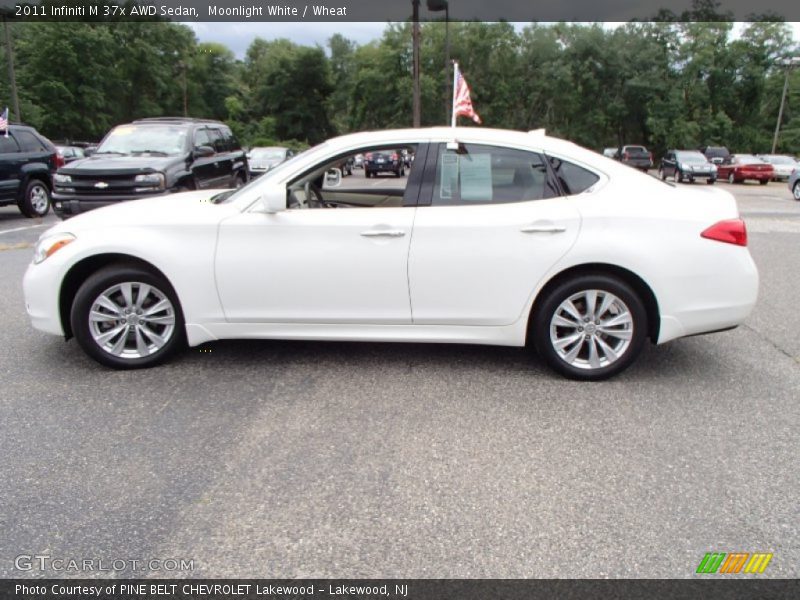 Moonlight White / Wheat 2011 Infiniti M 37x AWD Sedan