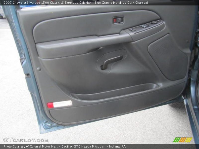 Blue Granite Metallic / Dark Charcoal 2007 Chevrolet Silverado 1500 Classic LS Extended Cab 4x4