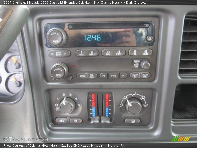 Blue Granite Metallic / Dark Charcoal 2007 Chevrolet Silverado 1500 Classic LS Extended Cab 4x4