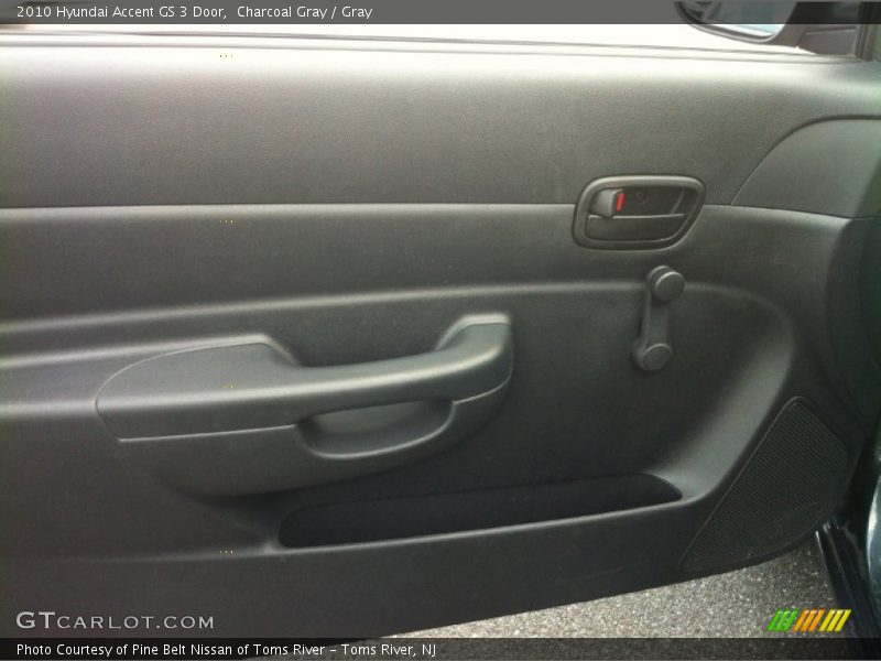 Charcoal Gray / Gray 2010 Hyundai Accent GS 3 Door