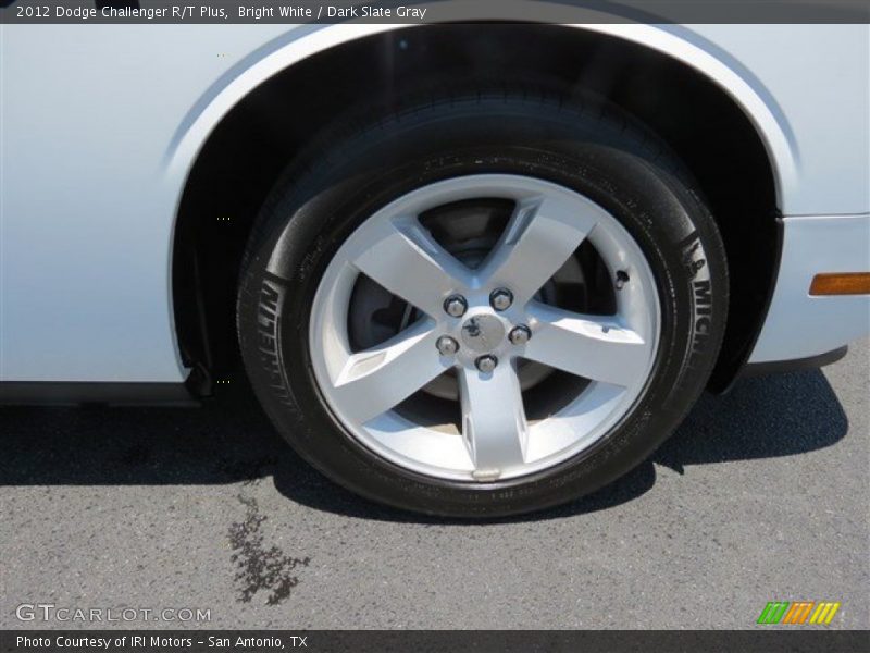 Bright White / Dark Slate Gray 2012 Dodge Challenger R/T Plus