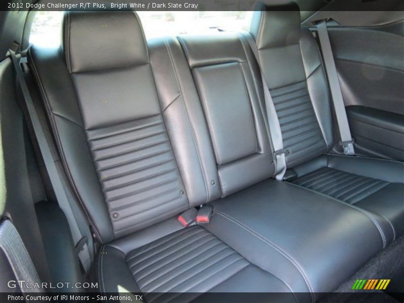 Bright White / Dark Slate Gray 2012 Dodge Challenger R/T Plus