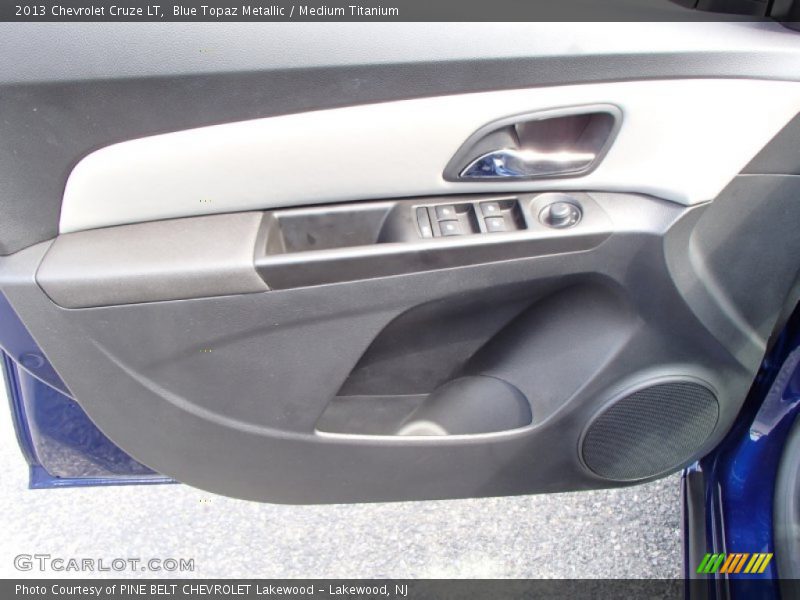Blue Topaz Metallic / Medium Titanium 2013 Chevrolet Cruze LT
