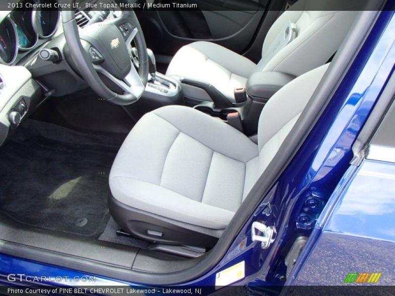 Blue Topaz Metallic / Medium Titanium 2013 Chevrolet Cruze LT