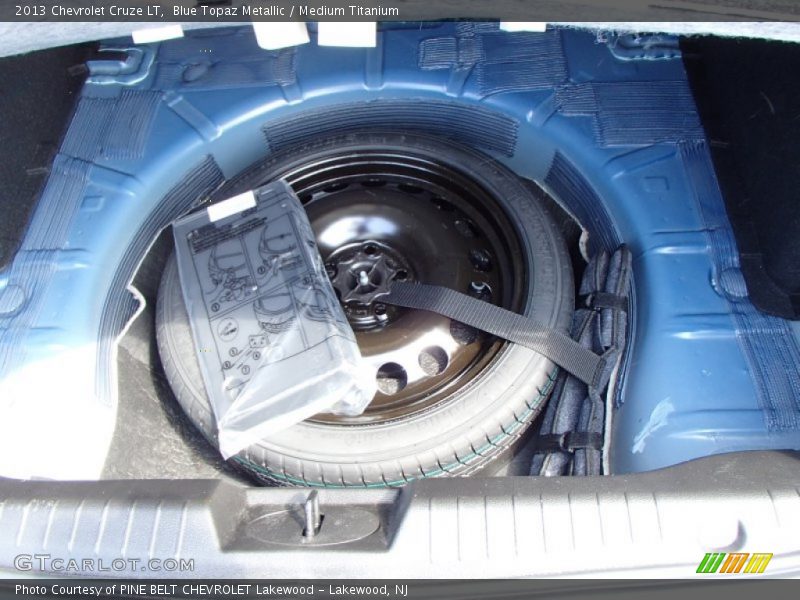 Blue Topaz Metallic / Medium Titanium 2013 Chevrolet Cruze LT