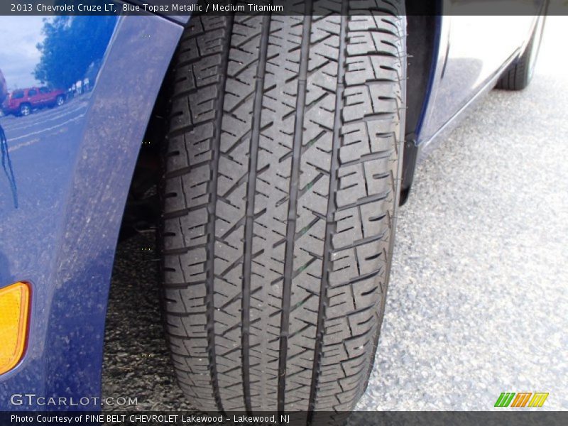 Blue Topaz Metallic / Medium Titanium 2013 Chevrolet Cruze LT