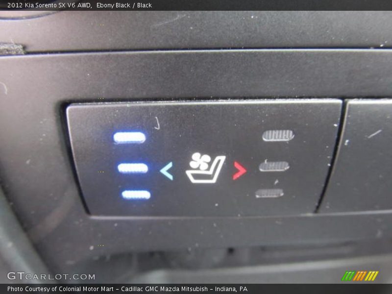 Ebony Black / Black 2012 Kia Sorento SX V6 AWD