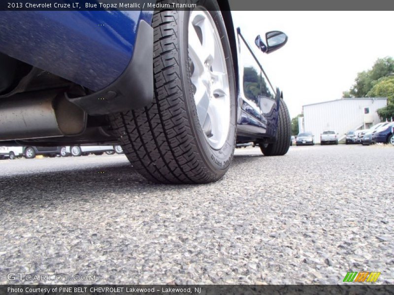 Blue Topaz Metallic / Medium Titanium 2013 Chevrolet Cruze LT