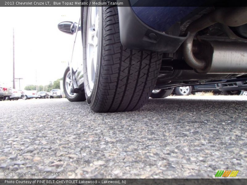 Blue Topaz Metallic / Medium Titanium 2013 Chevrolet Cruze LT