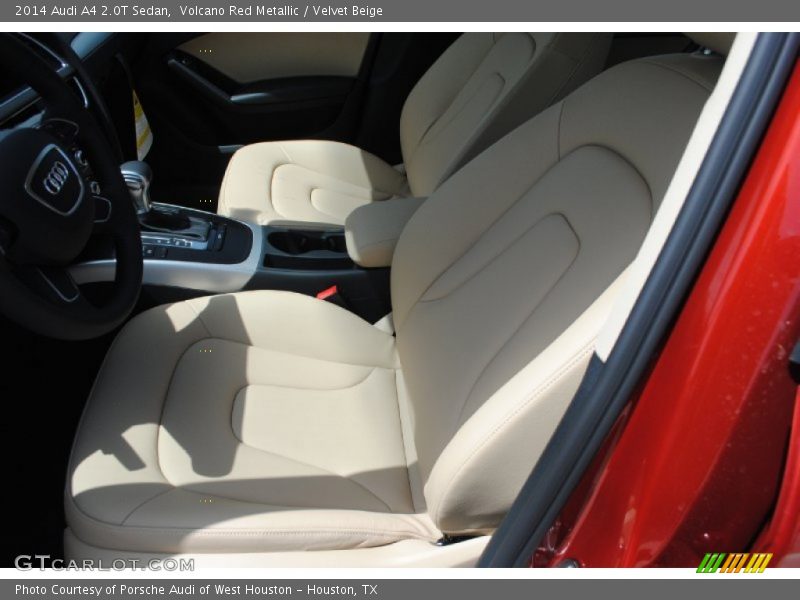 Volcano Red Metallic / Velvet Beige 2014 Audi A4 2.0T Sedan