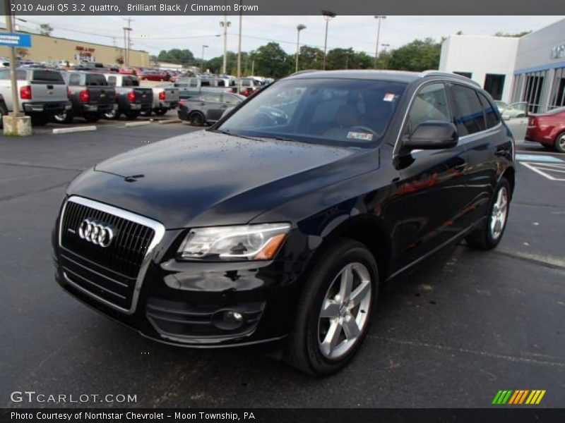 Brilliant Black / Cinnamon Brown 2010 Audi Q5 3.2 quattro