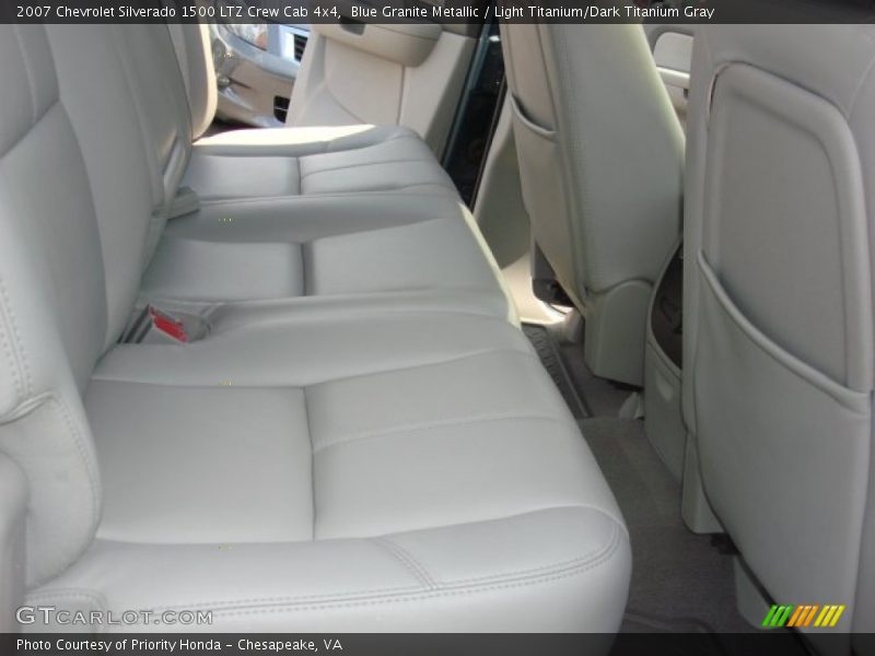 Blue Granite Metallic / Light Titanium/Dark Titanium Gray 2007 Chevrolet Silverado 1500 LTZ Crew Cab 4x4