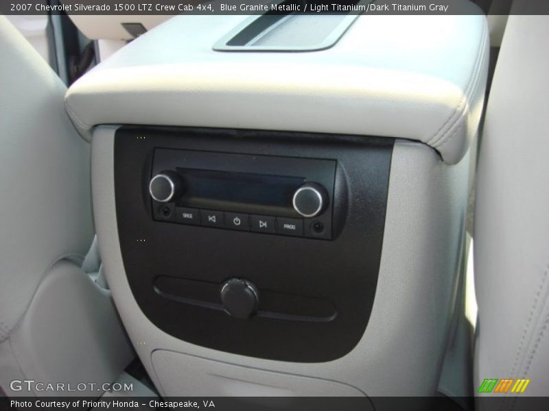 Blue Granite Metallic / Light Titanium/Dark Titanium Gray 2007 Chevrolet Silverado 1500 LTZ Crew Cab 4x4