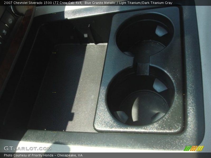 Blue Granite Metallic / Light Titanium/Dark Titanium Gray 2007 Chevrolet Silverado 1500 LTZ Crew Cab 4x4