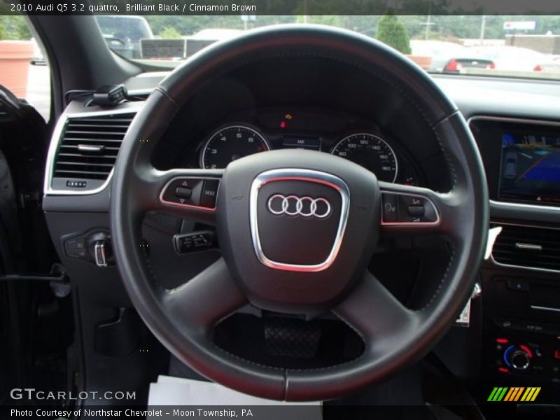 Brilliant Black / Cinnamon Brown 2010 Audi Q5 3.2 quattro