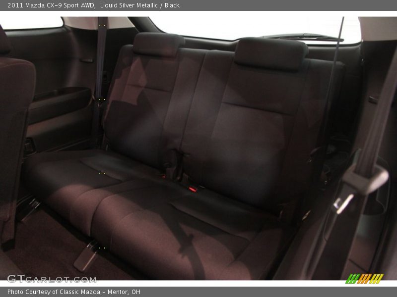Liquid Silver Metallic / Black 2011 Mazda CX-9 Sport AWD