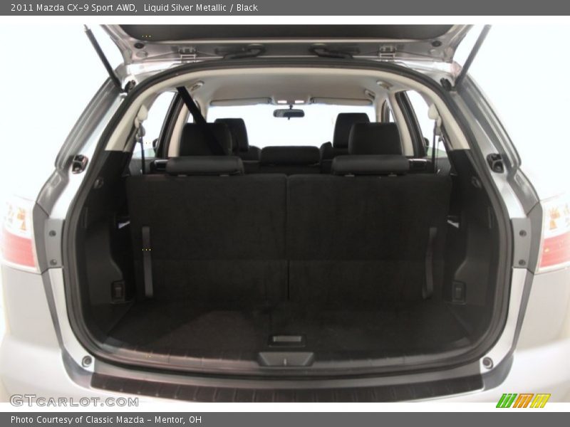Liquid Silver Metallic / Black 2011 Mazda CX-9 Sport AWD