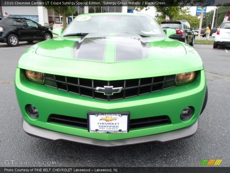 Synergy Green Metallic / Black/Green 2010 Chevrolet Camaro LT Coupe Synergy Special Edition