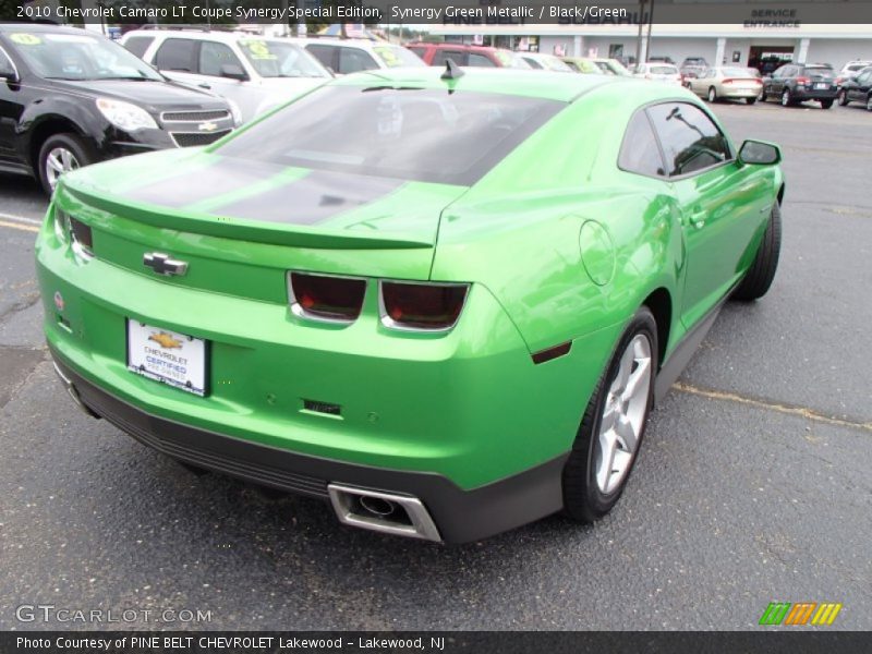 Synergy Green Metallic / Black/Green 2010 Chevrolet Camaro LT Coupe Synergy Special Edition