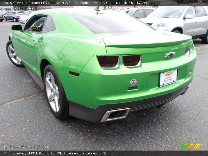 Synergy Green Metallic / Black/Green 2010 Chevrolet Camaro LT Coupe Synergy Special Edition
