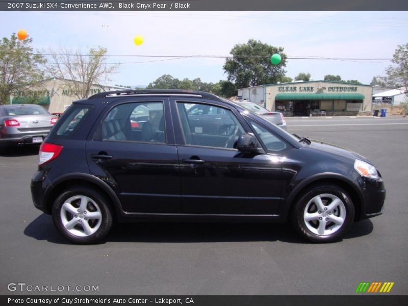 Black Onyx Pearl / Black 2007 Suzuki SX4 Convenience AWD