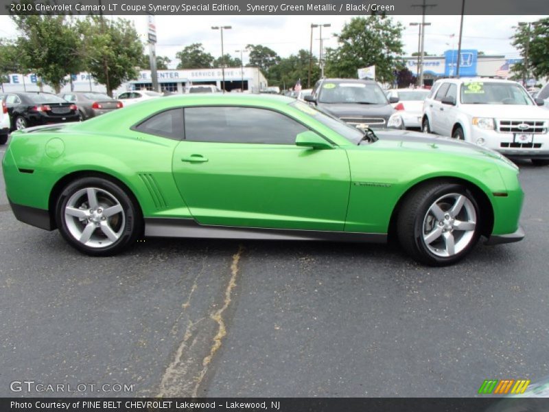 Synergy Green Metallic / Black/Green 2010 Chevrolet Camaro LT Coupe Synergy Special Edition