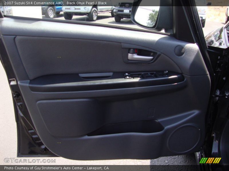 Black Onyx Pearl / Black 2007 Suzuki SX4 Convenience AWD