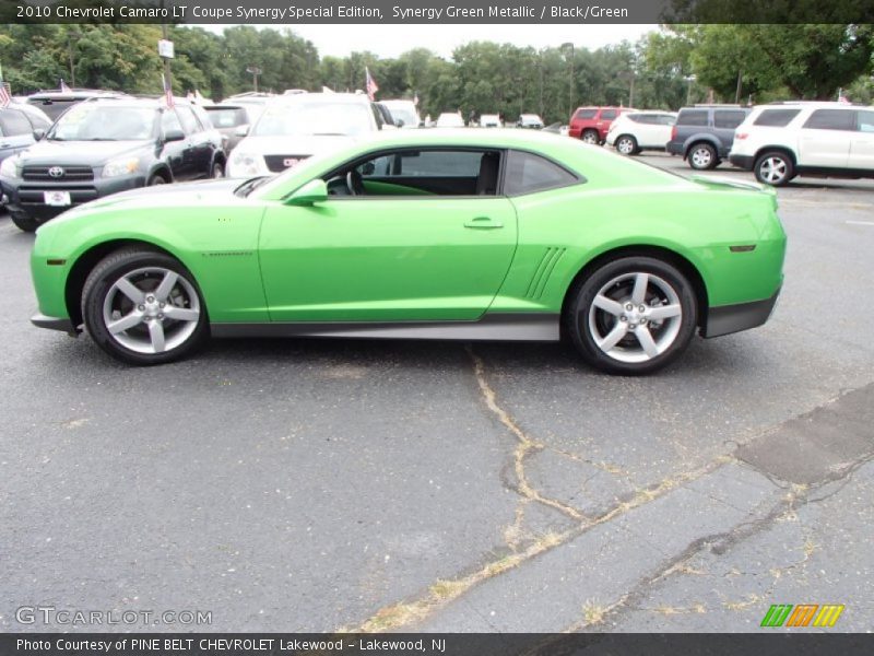 Synergy Green Metallic / Black/Green 2010 Chevrolet Camaro LT Coupe Synergy Special Edition